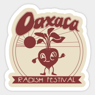 Oaxaca Radish Festival Sticker